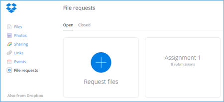 how to dropbox a file to someone