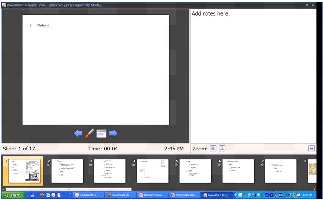 powerpoint presenter view