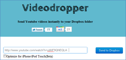 Youtube dropbox converter sale