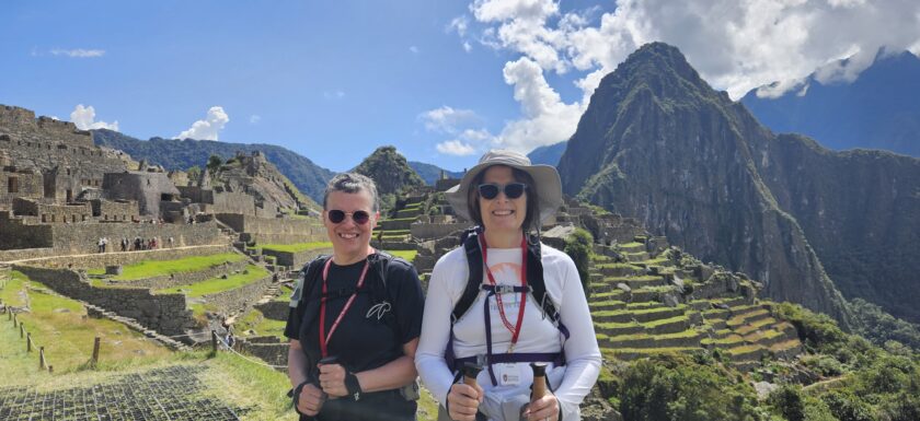 Sue and Verla at Machu Picchu