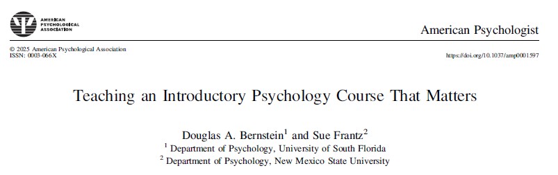 American Psychologist header