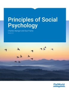 Principles of social psychology textbook cover