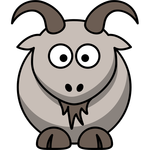 Image of cartoon goat