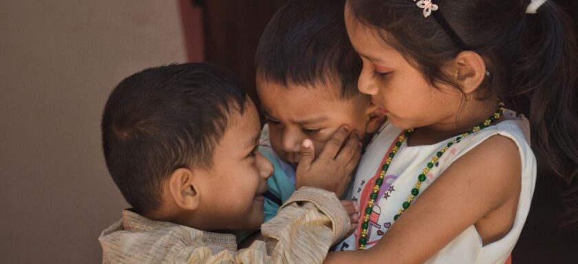 cute little brothers and sister